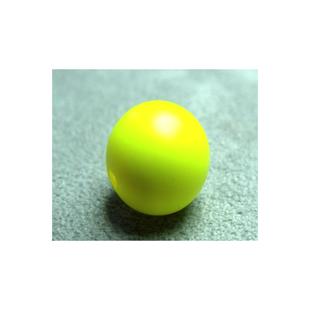 Perle ronde nacrée Swarovski 12mm Néon Yellow (x1)