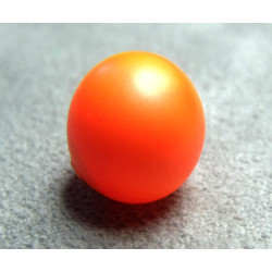 Perle ronde nacrée Swarovski 12mm Néon Orange (x1)