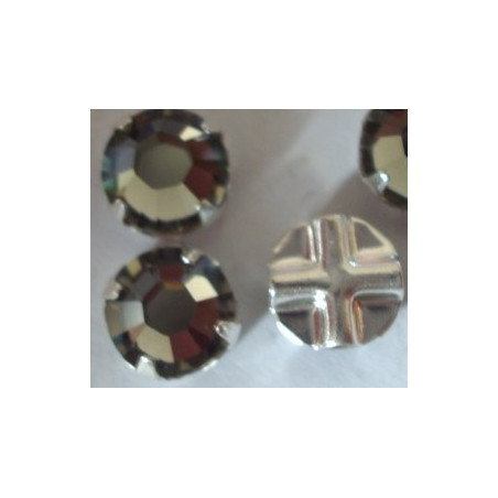 Strass a coudre 6MM black diamant