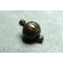 Fermoir Boule Bronze Aimanté 10X16mm(X1) 