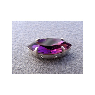 Navette sertie 15X7 Light Amethyst (X1)