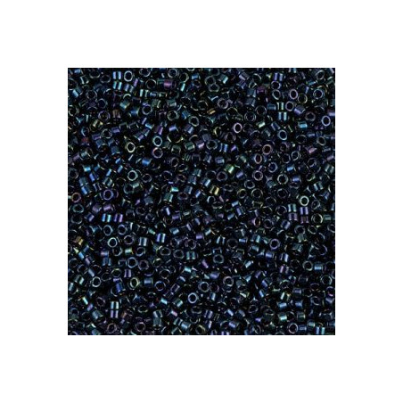 DB0002 Delicas 11/0 Métallic Dark Blue Irisé (=R452) (x 5gr)