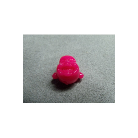 Tête Boudha Fuschia 12mm (x1)