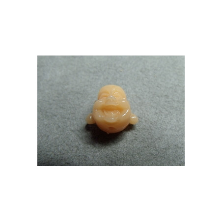 Tête Boudha Crème 12mm (x1)