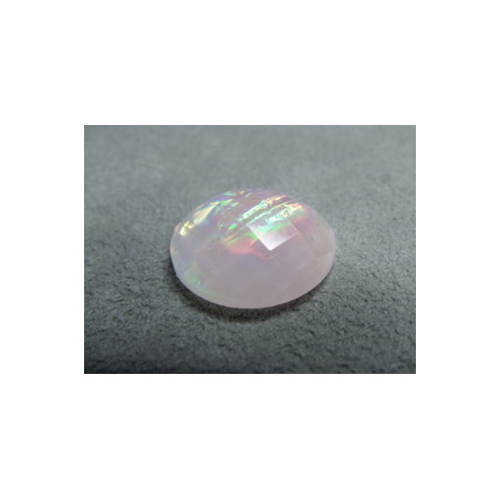Cabochon en Résine Nacre Approx 18mm Rose (X1)