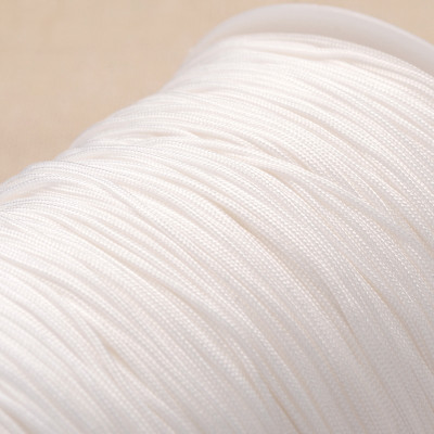 Cordon Polyamide Blanc 1mm(X1m) Cordon Polyamide Blanc 1mm(X1m)