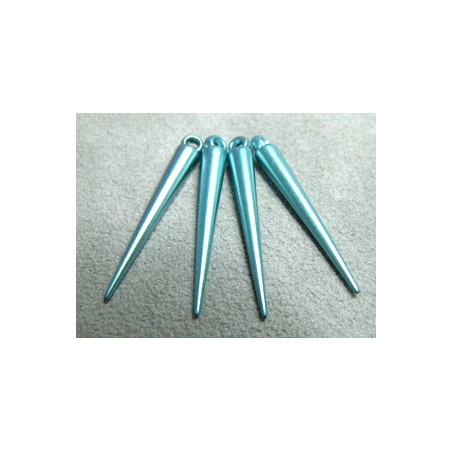 Spikes 35X5mm Turquoise (X20)