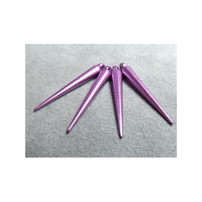 Spikes 35X5mm Violet (X20) 