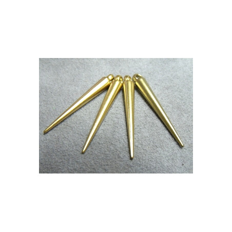 Spikes 35X5mm Doré (X20) 