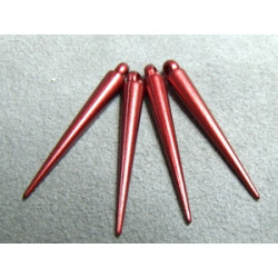Spikes 35X5mm Rouge (X20) 