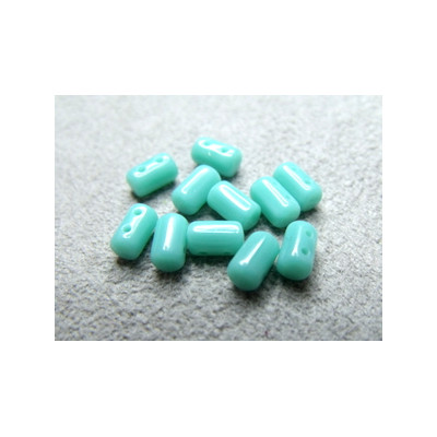 Perles Rullas Opaque Turquoise Green 5X3mm (10gr) Perles Rullas Opaque Turquoise Green 5X3mm (10gr)