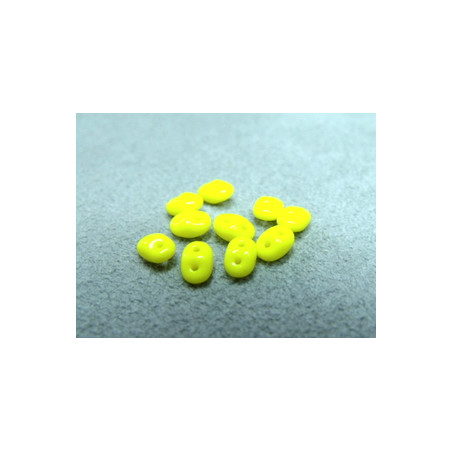 Perles Super Duo 2,5X5mm Opaque Jonquille (x 10gr env.)