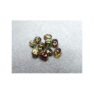  Perles super Duo 2,5X5mm Yellow Brown(x 10gr env.)