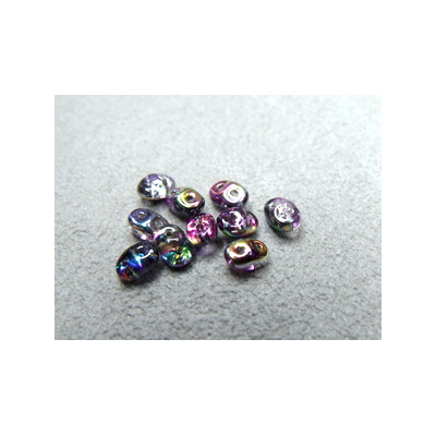  Perles super Duo 2,5X5mm Violet Grey (x 10gr env.)