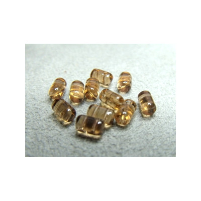 Perles Rullas Light Smoked Topaz 5X3mm (10gr)