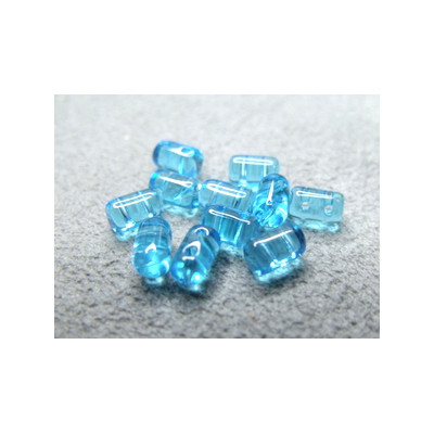 Perles Rullas Aquamarine 5X3mm (10gr)