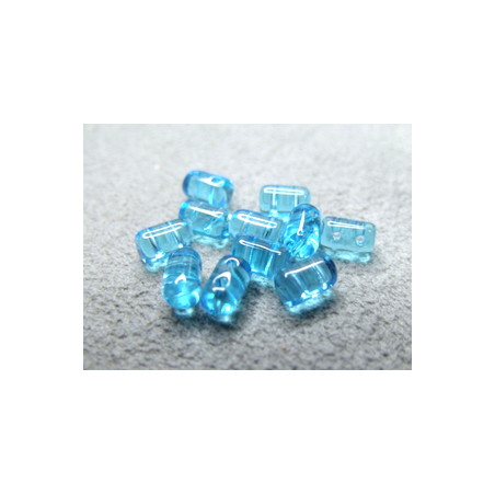 Perles Rullas Aquamarine 5X3mm (10gr)