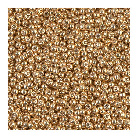 R11-1052 Rocailles 11/0 Gold Metalisé (x 10gr) 