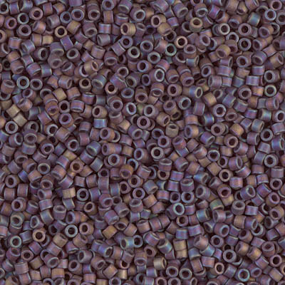 DB0884 Delicas 11/0 Matte Opaque Dark Grey AB (x 5gr) DB0884 Delicas 11/0 Matte Opaque Dark Grey AB (x 5gr)