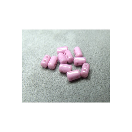 Perles Rullas Light Rose ceramic look 5X3mm (10gr)