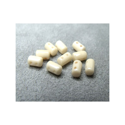 Perles Rullas Beige ceramic look 5X3mm (10gr) 