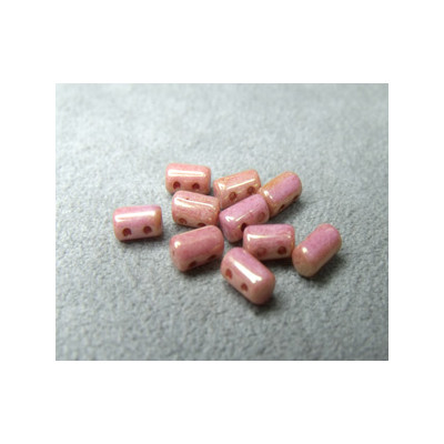 Perles Rullas Rose ceramic look 5X3mm (10gr) 