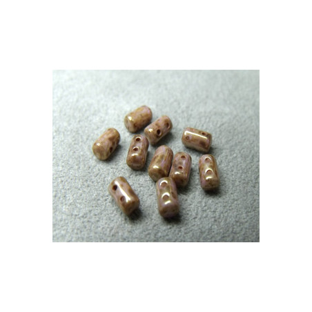 Perles Rullas Rose Gold ceramic look 5X3mm (10gr) 