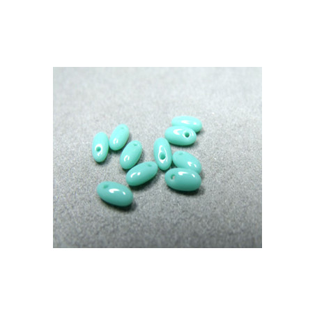 Perles Rizo® Turquoise Jade 2,5X6mm (X10gr)
