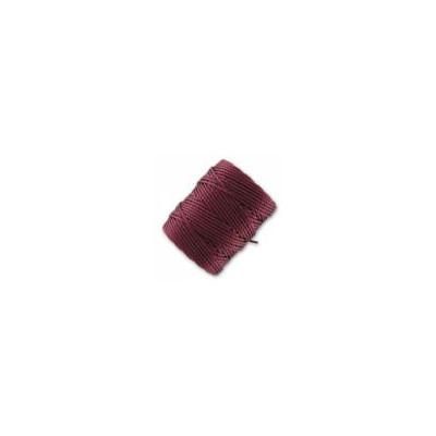 Fil C-lon Beading Cord Rouge foncé 0.9mm(X1mètre)