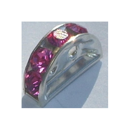 Demi Lune PM 13x6 Argent Rose (x1)