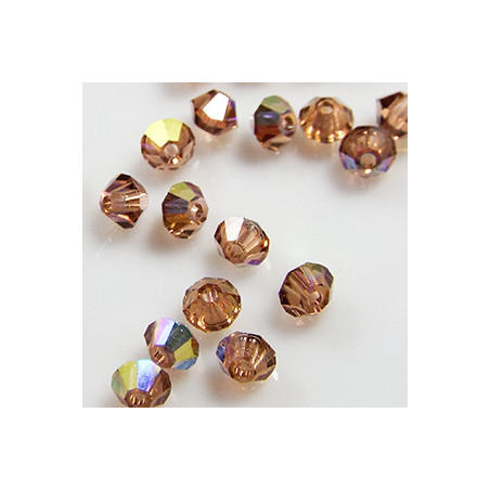 Toupies 3mm Light Colorado Topaz Ab- réf.5301 (x20)