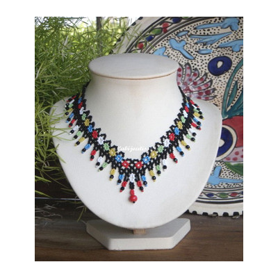 Schéma du collier "Tchatchatcha" de La Bijoutisse 