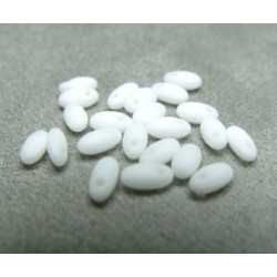 Perles Rizo® Chalkwhite Mat 2,5X6mm (X10gr) 