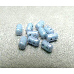 Perles Rullas Bleu ceramic look 5X3mm (10gr) 