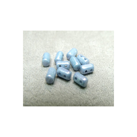 Perles Rullas Bleu ceramic look 5X3mm (10gr) 
