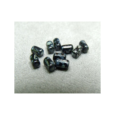 Perles Rullas Jet Picasso 5X3mm (10gr) 