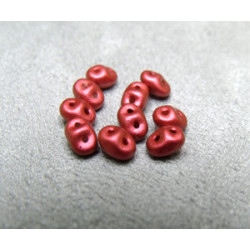 Perles Super Duo 2,5X5mm Red Mat (x 10gr env.) 