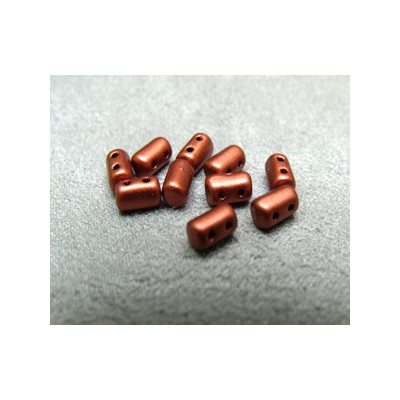 Perles Rullas Old Red Mat 5X3mm (10gr) 
