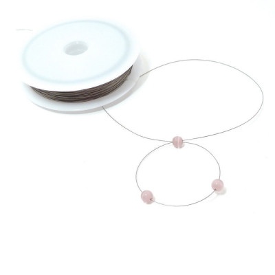 Cable Argent 0,18mm 1m Cable Argent 0,18mm 1m