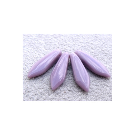 Dague en verre de Bohême 5x16mm - Opaque Amethyst (x20)   