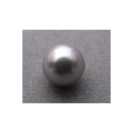 Perle ronde nacrée Swarovski 12mm Grey (x1)