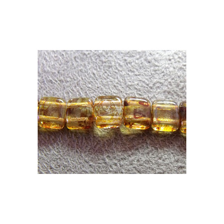 Perles Tiles 6X6X3mm Crystal Picasso (X50)