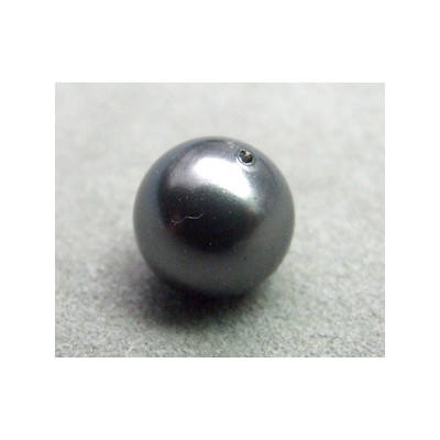 Perle ronde nacrée Swarovski 10mm Grey (x1) Perle ronde nacrée Swarovski 10mm Grey (x1)