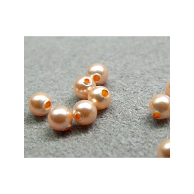 Perle ronde nacrée Swarovski 3mm Rose Peach (x20) 