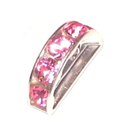 Demi Lune PM 13x6 Argent Light Rose (x1)