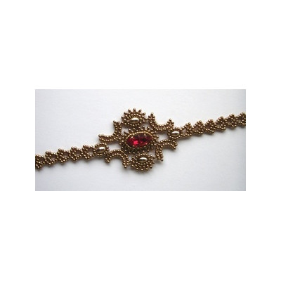 Schéma du Bracelet "Colombine" de La Bijoutisse 