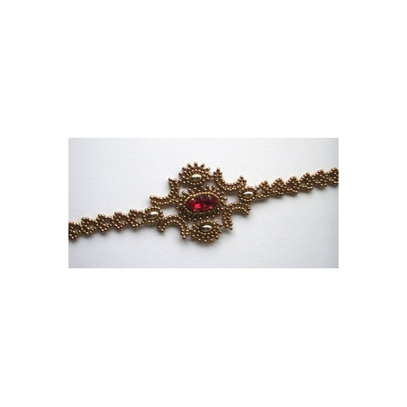 Schéma du Bracelet "Colombine" de La Bijoutisse 