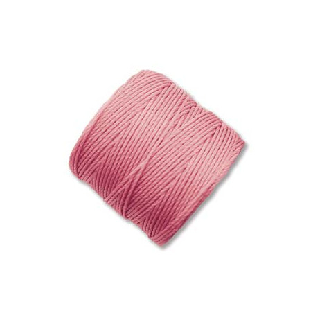 Fil S-lon Bead Cord Pink 0.7mm (X1m)