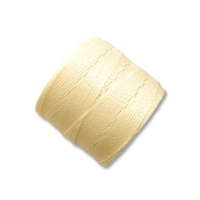 Fil S-lon Bead Cord Pale yellow 0,7mm (X1m)