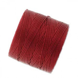 Fil S-lon Bead Cord Red Hot 0.7mm (X1m)
